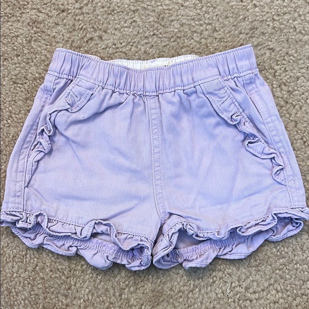 Crewcuts Lavender Ruffle Shorts